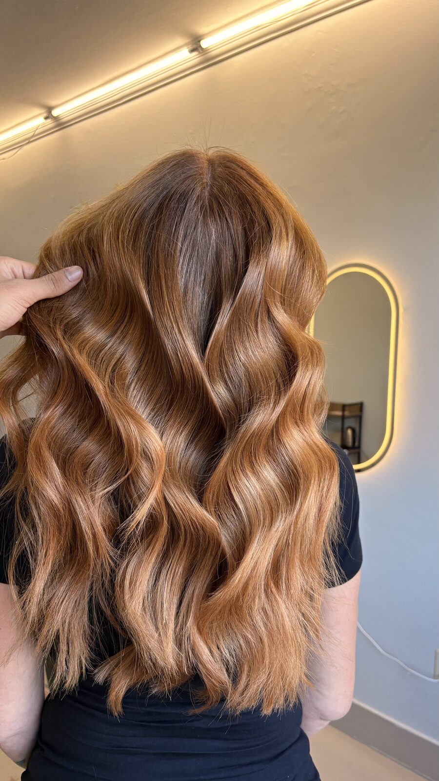 Resultado de coloração e corte no Queens Salon 3